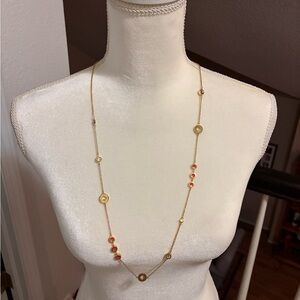 Kate Spade gold spade logo necklace